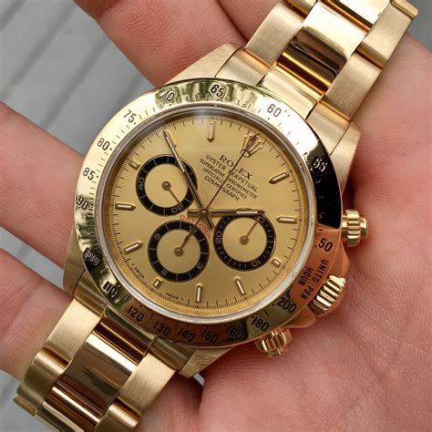 rolex cronografo vintage tutto oro|rolex daytona in oro.